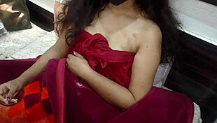 Newlywed bride and groom roleplay daddy bride screaming fat fetish on honeymoon with hindi audio.