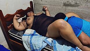 Latina BBW Milf Mommy Gets Anal Fucked by Stepbrother at Party Covered in Cumshots with Daddy Fetish Lingerie Natural Tits Orgasm