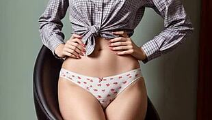 Blindfolded Russians Slip Into Lingerie