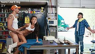 ryan reid chokes on cock in truckstop facefuck frenzy 😩💦