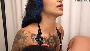 Black Goth Annie Verse Facefucked Makeup Ruined