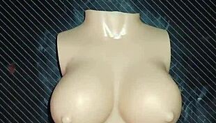 dolly begs for dp i unload cum on her tits