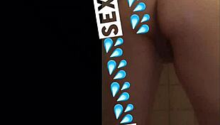 in the steamy hotel shower babe reveals wet shaved pussy