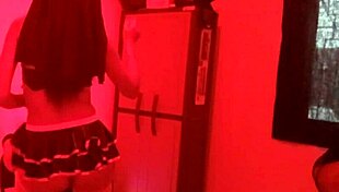 our erotic latina milf dance tempts him into hot threesome sex