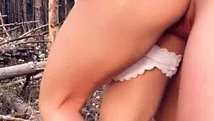 i'm so horny sucking dick then fucking deep in the woods outdoors
