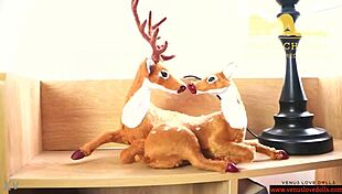 Venus love doll's bubble butt sex doll takes massive pounding in every position