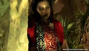 Skinny Indian Brunette Teases Lover with Erotic Nude Dancing Seduction Softcore