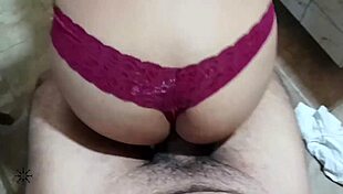 she dances sexy semi-naked in kitchen i catch my hot stepsister