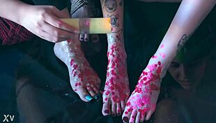 kinky games make these feet tingle with unexpected excitement