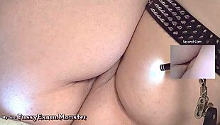 wanna see this retro pussy exam with gaping spread in cosplay gloves?