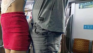 Student Lets Stranger Grind Her Ass From Behind In Public Bus
