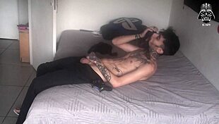 Ever wonder what he'd do sniffing your gym-fresh clothes on hidden cam?