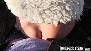 hey check out cristal caitlin this euro babe getting picked up for public outdoor dick riding in hot ffm threesome