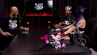 madame agatha shows bdsm session stroking jeff negro's cock kissing tits explaining her feelings watch on sheer red 😈💋