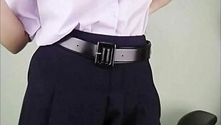 thai schoolgirl sets up camera shoving dildo deep in pussy fucking wildly super arousing