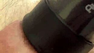 Autoblow vacuglide teases tied cock before milking it dry