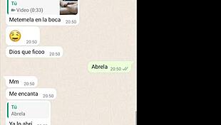 ever wonder why my latina girlfriend teases with bananas on web chat part 4?