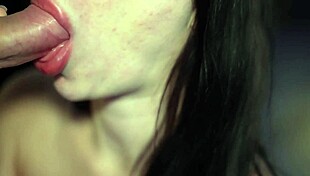 watch these lips drip with hot cum from mouth shots