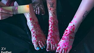 kinky games make these feet tingle with unexpected excitement