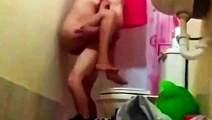 Fucking my husband's secret cousin in the bathroom thrill