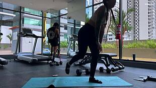 Smell My Sweaty Bush and Dirty Ass After Intense Gym Yoga Session!