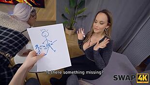 surprise your girlfriend with a threesome swap her for busty latina while boyfriend watches?