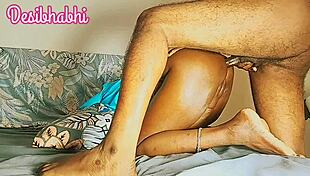 mother-in-law rides son-in-law's big black cock deep in her fat pussy