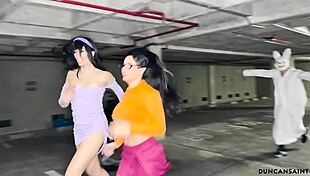 Sluts takedown that big dicked spooky intruder with deepthroat