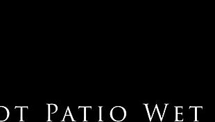 Erotique Entertainment Threesome: Two Amateur Girls Footjob Big Dick Barefoot Patio