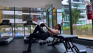 Smell My Sweaty Bush and Dirty Ass After Intense Gym Yoga Session!