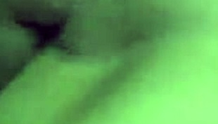 girlfriend in sexy lingerie dress takes my cum deep inside her wet roommate pussy