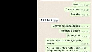 ever wonder why my latina girlfriend teases with bananas on web chat part 4?