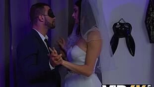 curvy bride cheats pre-wedding dominated by stranger huge cock fetish