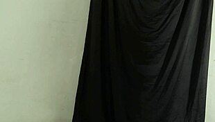 Sneak Peek at Her Teasing Satin Dress Try-On Body
