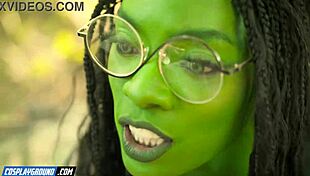 kenna james fingers ana foxxx's pussy then fucks her hard in cosplay parody