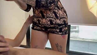 Curvy latinas bent over for double vaginal creampie gangbang from neighbors