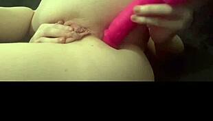 i'm so horny for this british slut girlfriend's pov squirting toy masturbation session