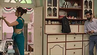 intriguing retro finger slips into ass for erotic anal tease in classic scene