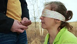 couple plays 2024 outdoor taste game licking cum in forest closeness