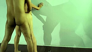 Night Club Bent-Over Ass Takes Raw Standing Thrusts