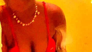 Sexy Ebony Babe with Bangs Shakes Big Ass Close-Up Then Pisses in Naughty Solo Video
