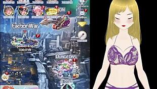 fox girl moans as big tits get fondled deep in forest game