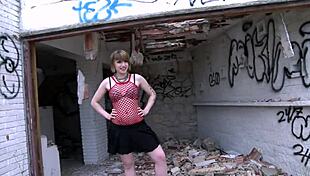She gapes her tight ass anally then scores cum mustache facial