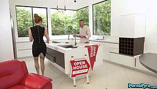 Big Booty BBW Ebony Agent Ms London Deepthroats and Fucks in Fishnets