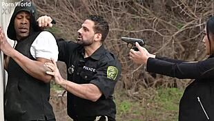 Police Officer May Thai Handles Station Duty With Double Intensity