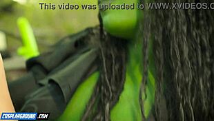 kenna james fingers ana foxxx's pussy then fucks her hard in cosplay parody