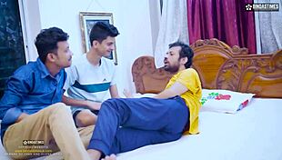 desi doctor lady unleashes orgy gangbang on eager patients in steamy hindi clinic frenzy