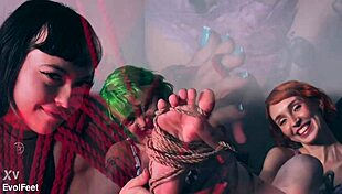 kinky games make these feet tingle with unexpected excitement