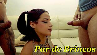 omg my cuck hubby gifted me two huge cocks they wrecked my skinny ass