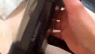 Autoblow vacuglide teases tied cock before milking it dry